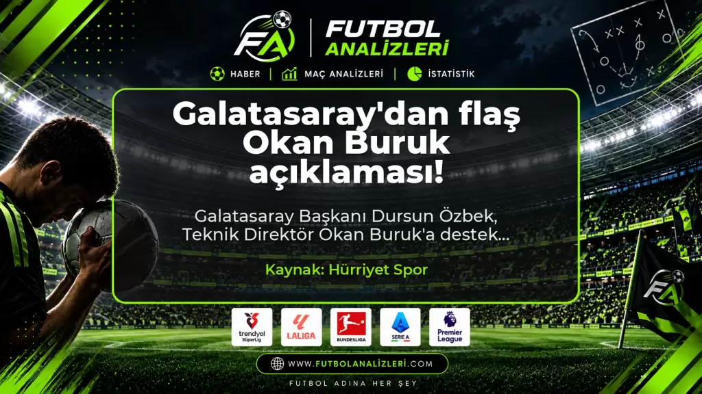 Galatasaray’dan flaş Okan Buruk açıklaması!